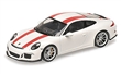 PORSCHE 911 R 2016 WHITE W/ RED STRIPES
