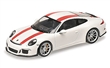 PORSCHE 911 R 2016 WHITE W/ RED STRIPES