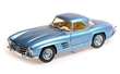 MERCEDES-BENZ 300 SL ROADSTER (W198) 1958 BLUE METALLIC W/ HARDTOP