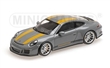 PORSCHE 911 R 2016 NARDOGREY W/ YELLOW STRIPES W/ BLACK SIDEWAYS & YELLOW WRITING L.E. 504 PCS.