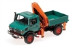 MERCEDES-BENZ UNIMOG 1300 L KIPPER MIT LADEKRAN GREEN L.E. 1008 pcs.