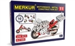 STAVEBNICE MERKUR 011 MOTOCYKL 10 MODELŮ 230 ks
