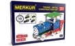 STAVEBNICE MERKUR 031 ŽELEZNIČNÍ MODELY 10 MODELŮ 211 ks