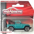 AUTKO MAJORETTE STREET BLISTR JEEP WRANGLER OPEN ROOF BLUE