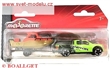 AUTKO MAJORETTE TRAILER FORD RAPTOR GREEN S LUNEM