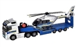 AUTKA MAJORETTE VOLVO POLICE W/ HELICOPTER