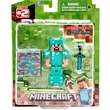 MINECRAFT STEVE S DIAMANTOVÝM BRNĚNÍM AKČNÍ FIGURKA