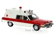 CADILLAC SUPERIOR AMBULANCE 1977 WHITE / RED
