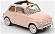 FIAT 500 L 1968 ROSE CADEAU DE NAISSANCE