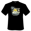 Pnsk triko ADAMO tmav ed potisk SUNSET krtk rukv 4XL - 12XL