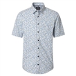 Pánská košile Casa Moda Casual Fit 126130181 květinový potisk krátký rukáv vel. 3XL - 7XL ( 48 - 56 )