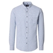Pánská košile lněná Casa Moda Casual Fit 126130620 světle modrý proužek dlouhý rukáv vel. 3XL - 7XL ( 48 - 56 )