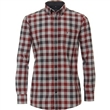 Pnsk flanelov koile Casa Moda Comfort Fit erveno-ed kostka dlouh rukv 3XL - 7XL