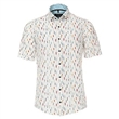 Pnsk koile Casa Moda lnn modn tisk surfy krtk rukv vel. 4XL - 7XL (50 - 56)