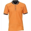 Pnsk triko oranov na knoflky Casa Moda 4XL - 6XL krtk rukv