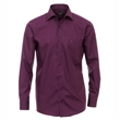 Pánská košile Casa Moda Comfort Fit fialová dlouhý rukáv vel. 43 - 46 (XL - XXL)