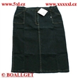 Sukn riflov JEANS s lycrou 