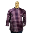 Pnsk koile Kamro 23359/267 vel. 10XL - 12XL tmavmodro-erveno-bl kostka dlouh rukv