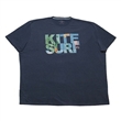 Pnsk triko KITARO s tiskem 7XL - 8XL krtk rukv tmav modr