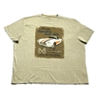Pnsk triko KITARO s tiskem 7XL - 8XL krtk rukv khaki
