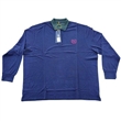 Pnsk polokoile - triko s lmekem tmav modr  s dlouhm rukvem 6XL - 8XL