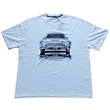 Pnsk triko bl Car s potiskem  5XL - 10XL krtk rukv