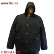 Pnsk zimn bunda - parka ern TECNICO CAPPUCCIO  6XL - 8XL