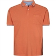 Pnsk triko  s lmekem - polokoile NORTH 564 cihlov krtk rukv 6XL - 8XL