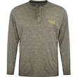 Pnsk triko 43340 NORTH 564 olivov batikovan na 3 knoflky  4XL - 8XL dlouh  rukv