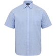 Pnsk koile lnn 51108 NORTH svtle modr s blm proukem krtk rukv  3XL - 8XL