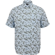 Pnsk koile lnn 51111 NORTH svtle modr potisk palmy krtk rukv  3XL - 8XL