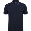 Pnsk triko s lmekem - polokoile 51123 tmav modr NORTH 564 krtk rukv elastick stretch  4XL - 8XL