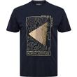 Pnsk triko 51127 NORTH 564 tmav modr s potiskem  5XL - 6XL krtk rukv