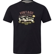 Pnsk triko 51347 NORTH 564 ern s potiskem VINTAGE  krtk rukv  6XL - 10XL
