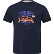 Pnsk triko 51347 NORTH 564 tmav modr s potiskem VINTAGE  krtk rukv  6XL - 10XL