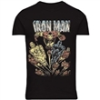 Pnsk triko 51349 NORTH LATITUDE ern s potiskem IRON MAN ( Marvel )  krtk rukv  5XL - 8XL