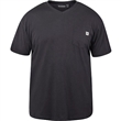 Pánské tričko 61322 NORTH černé výstřih do  V  krátký rukáv  4XL - 8XL