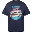 Pánské tričko 61351 NORTH tmavě modré potisk MIAMI VICE  5XL - 8XL