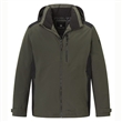 Pnsk  zimn bunda RedPoint olivovo ern s kapuc 6XL - 8XL  vodn sloupec: 20000 mm