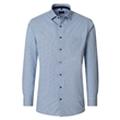 Pánská košile Venti Comfort Fit modrý potisk dlouhý rukáv vel. 48 - 56 (4XL - 7XL)