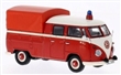 VOLKSWAGEN T1 DVOUKABINA S PLACHTOU HASIČI