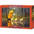 PUZZLE CASTORLAND 500 dlk 52264 RAINY DAY FRIENDS