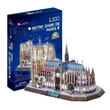 NOTRE DAME DE PARIS PUZZLE 3D CUBIC FUN L173H LED LIGHT