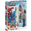 SUPER HERO RSTOV METR PUZZLE CLEMENTONI 20337 30 dlk