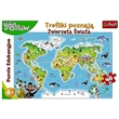 PUZZLE TREFL 48 dlk 15552 TREFLCI POZNVAJ ZVATA SVTA MAPA