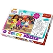 DORA PUZZLE TREFL 36512 S OMALOVNKAMI 2x40d. 