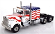 KENWORTH W900 STARS & STRIPES WHITE / BLUE / RED