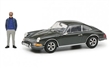 PORSCHE 911S COUPE WITH STEVE McQUEEN FIGURE 1969 LE MANS MOVIE 1971