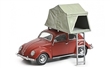 VOLKSWAGEN BEETLE RED CAMPING