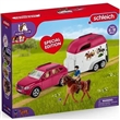 SCHLEICH 72223 AUTO S PŘÍVĚSEM NA PŘEVOZ KONÍ SPECIAL EDITION